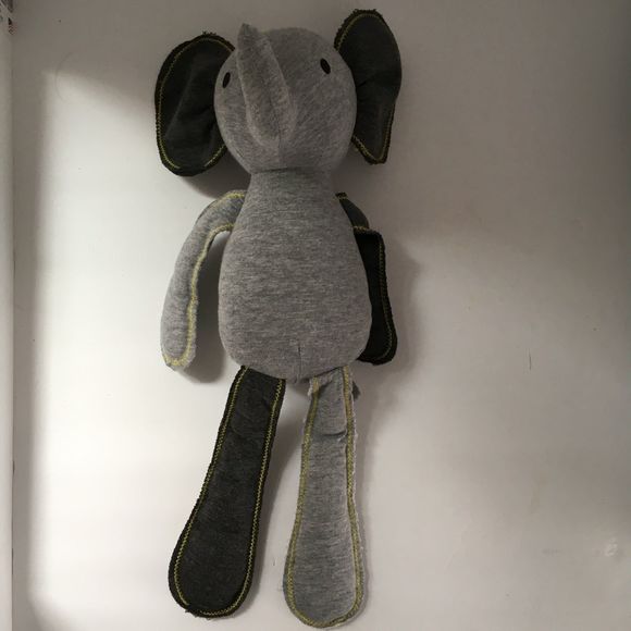 Amy Coe Baby Plush 14" Elephant lovey toy - Picture 2 of 7